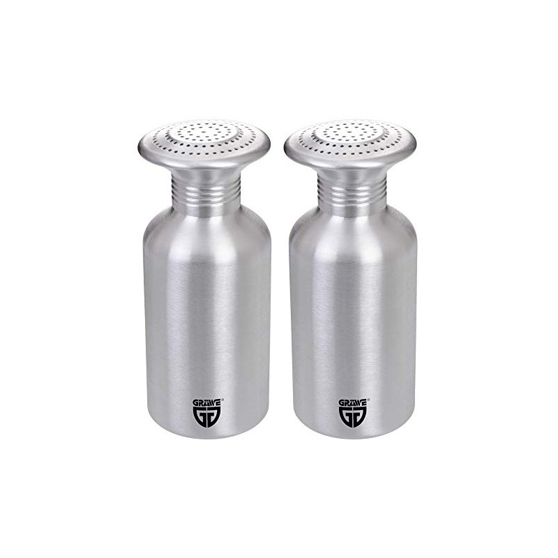GRÄWE Set of Aluminium Chip Shakers, Salt Shakers, Spice Shakers