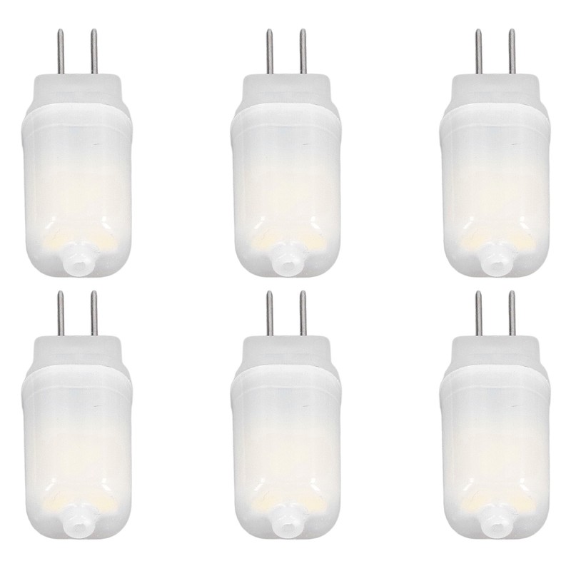 6pcs G4 LED Bulb 12V 360° Luminescence 360° Heat Dissipation