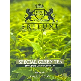 SRILUXE - Special Green Tea Loose Leaf Premium Quality | 100% Natural & Pure | High in Antioxidan | (Multi pack of 4 x 250g)