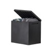 Keter City 30 Gallon Resin Outdoor Storage Box and Patio