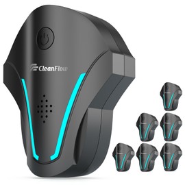 2025 Upgraded Ultrasonic Indoor Repeller – 3 Modes Pest Control for Rodents, Roaches, Mice, Bugs, Mosquitoes, Spiders, Ants – 6 Pack