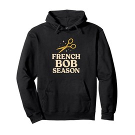 French Bob Haircut Style Aesthetic Hairdresser Pullover Hoodie