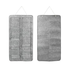 QWORK® Glasses Organiser, Hanging Storage Bag for Glasses, Glasses Storage, 16 Compartments