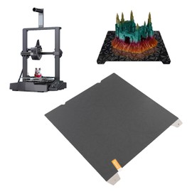 Jiawu Double Sided PET PEO Sheet, 235x235mm 3D Printer Build Plate, Flexible 3D Printing Bed for K1, for Ender 5 S1/3 S1 Pro/2 S1/4 V2 Neo/6 V2/7 Pro, for CP 01, for CR 20