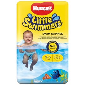 Huggies Little Swimmers Disposable Swim Diapers, X-Small (7lb-18lb.), 12-Count