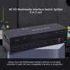 HD Multimedia Interface Switch 4 in 2 Out 4K At