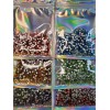 Fizzle Sizzle Design 6 colors pride rainbow Crystals Flatback Glass