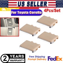 thomas-autoparts 4pcs Car Air Conditioning Vent Center Dash A/C Outlet Louvre Blade Slice Clips