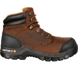 Carhartt Men's Rugged Flex WP 6" Composite Toe Work Boot, Dark Brown Oil Tanned, 9 M US