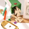 30 Pieces Wooden Angel Shape Cutouts Crafts Blank Wood Hanging
