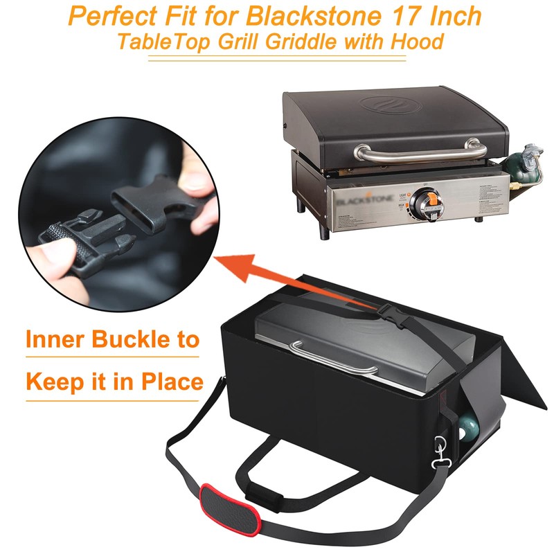 EDIBIN 17 Inch Griddle Carry Bag Fits for Blackstone 1814
