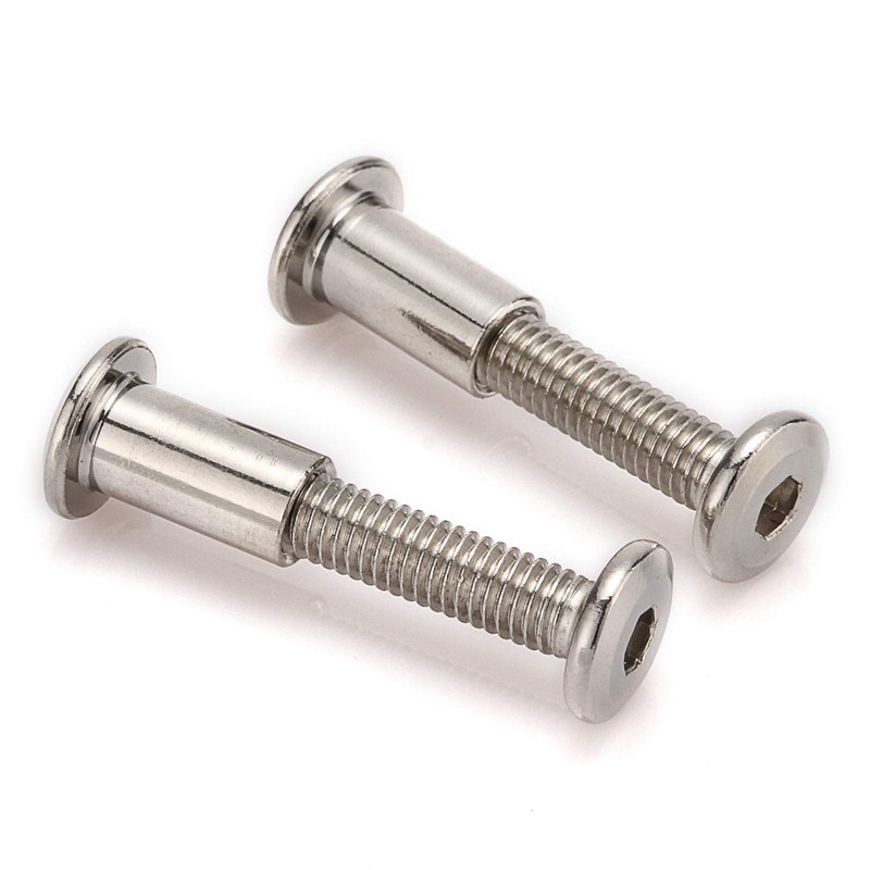 Anmas 10pcs M6 Furniture Joint Connector Bolt Cap Nut Kit