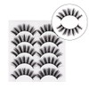 5 Pairs 3D Thick Mink Fake False Eyelashes Natural Long