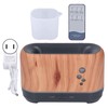 200ML Aromatherapy Diffuser Hollow Flame with Ambience Light Remote Control