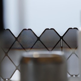 MiliCamp X Type Titanium Mesh Stove, Large Trivet, Windshield, Solo Camping