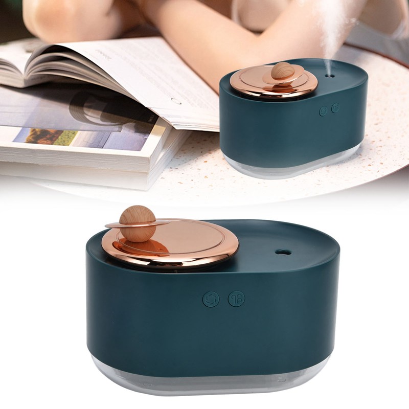 2 in 1 Rotating Planet Humidifier USB Charging Cordless Mute