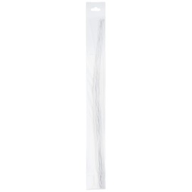 PME Sugarcraft Floral Wires White 28 Gauge, 36 cm, Pack of 50