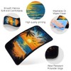 Hobbspring 1pc Center Console Armrest Cover Pad 32x19cm Palm Tree
