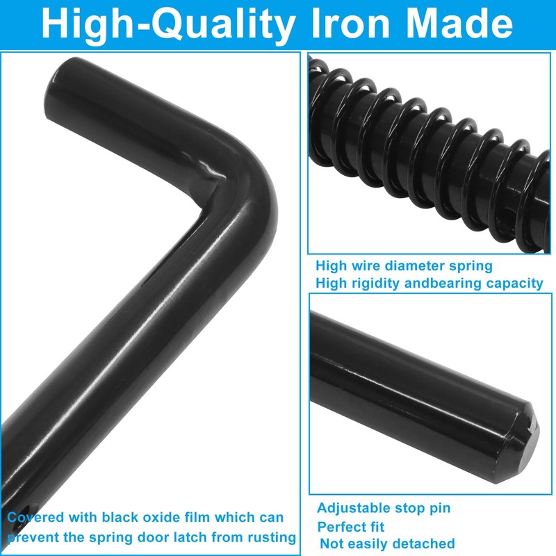 Aoserge 2 Pack Black 819T Trailer Gate Pin Latch Repair