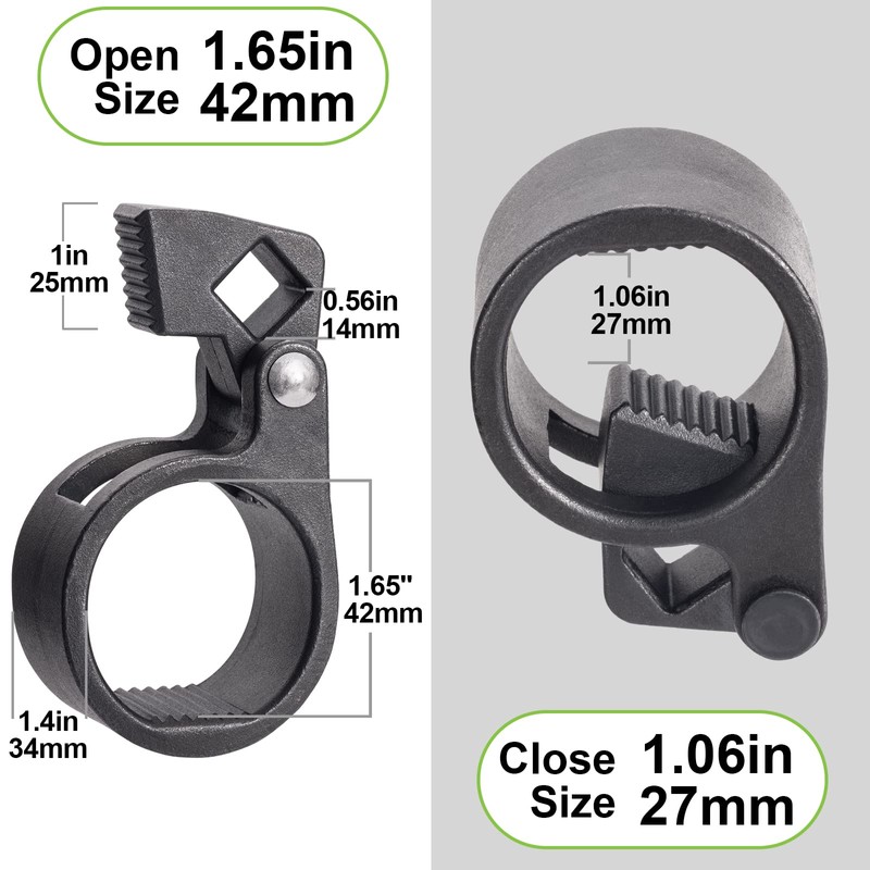 Toolwiz Inner Tie Rod Removal Tool Kit, 3/8'' Universal Low