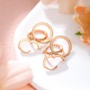XUPING Gold Hoop Earrings for Women Small Hanging with Cubic