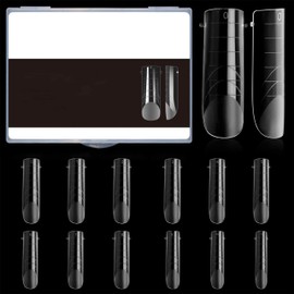 Pack of 120 Nail Shapes Dual Nail Forms Full Cover Extension Mould Nail Shape for Poly Nail Gel Extension