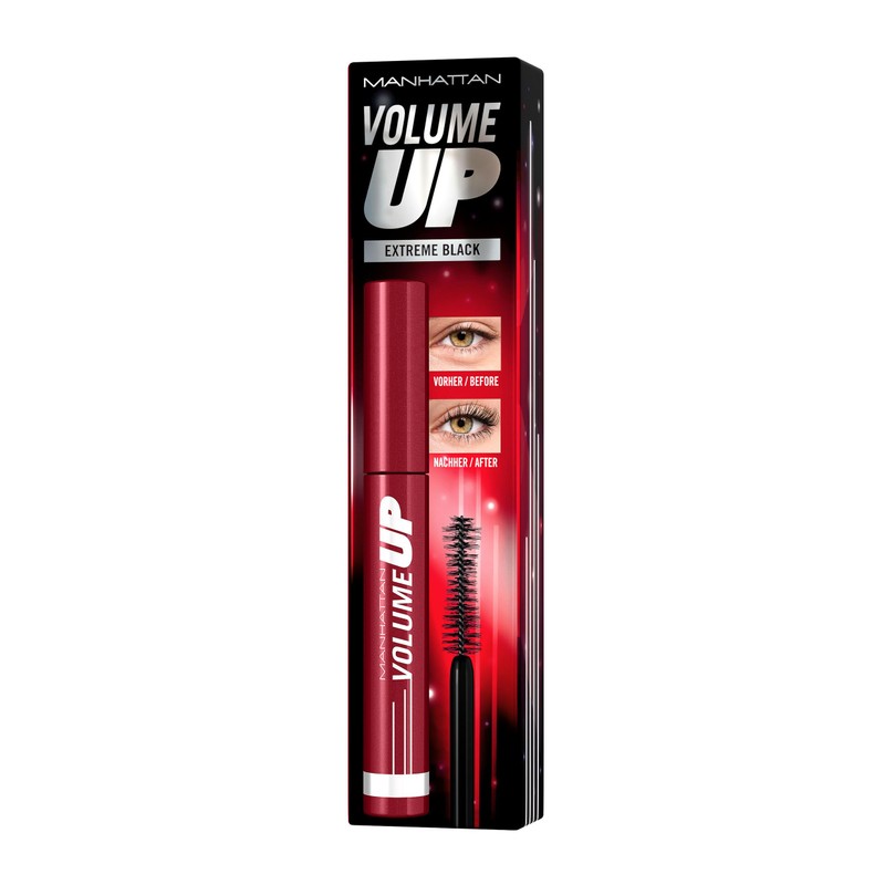 Manhattan Volume Up Mascara, Extreme Black, 8 ml Animal Cruelty