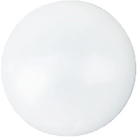 NBK Nihon Chuko Plastic Fabric-Wrap Buttons, Walnut Buttons, Pack of 30, whites