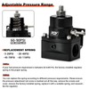Adjustable Fuel Pressure Regulator Kit 3-110PSI AN10 Feed AN6 Return