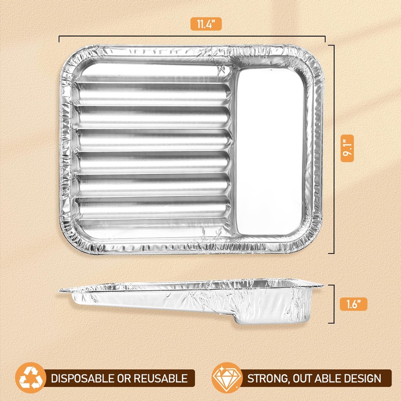 Drip Pans Liner for GE Profile Indoor Smoker 30-pack Drip