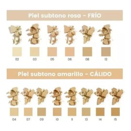 Bissu Maquillaje Compacto Para Rostro Polvo Bissu