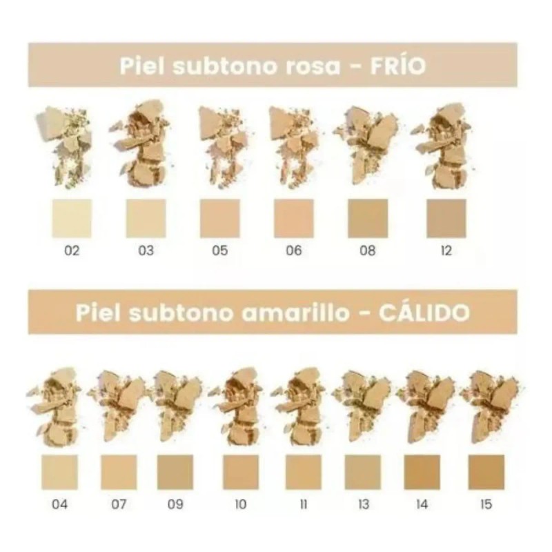 Bissu Maquillaje Compacto Para Rostro Polvo Bissu