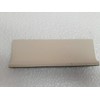 Black 2 x 6 in Ceramic Tile Bullnose Mud Cap