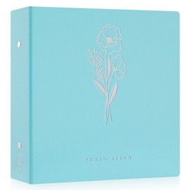 Lanpn Photo Album 4x6 600 Pockets Photos, Linen Cover Large Picture Albums Holds 600 Horizontal and Vertical Photos Teal