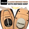 XIKAR Flip Dual Cigar Cutter - Versatile 64-Ring Gauge V-Cut