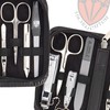 Drei Schwerter Napoli Nail Manicure Set Black