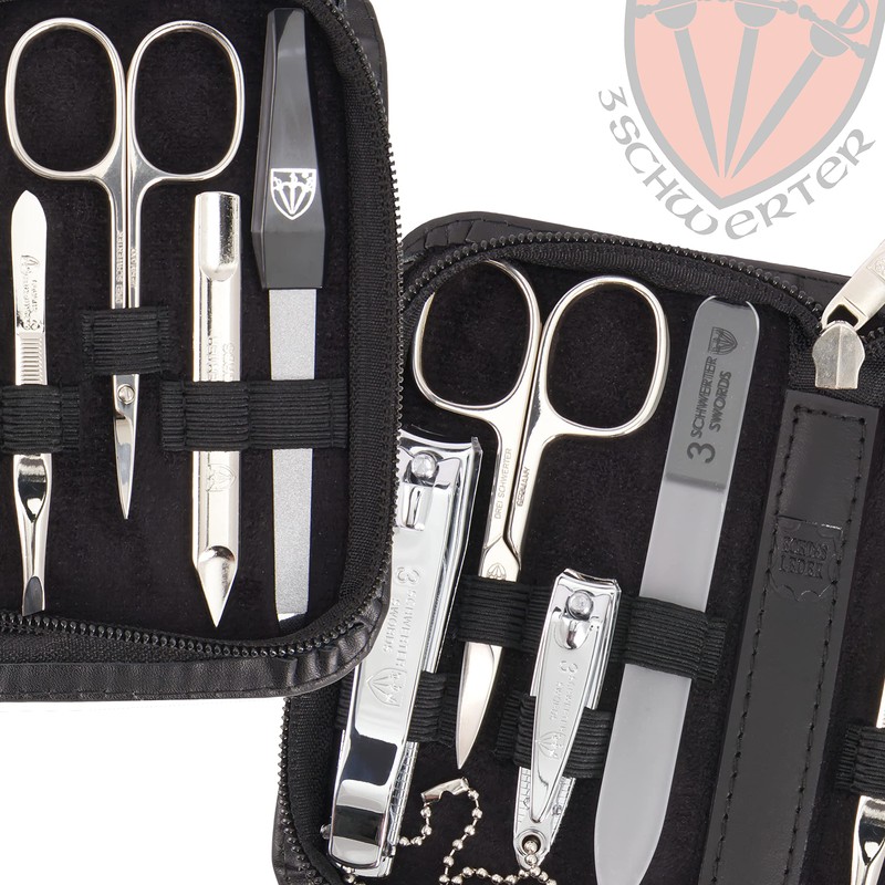 Drei Schwerter Napoli Nail Manicure Set Black