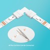 WENHSIN 10-Packs L Shape 3-Pin LED Connectors for LED Strip
