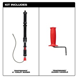 LEKSTAR 49-16-3574 Trapsnake For Milwaukee Tool 4 Ft. Urinal Auger