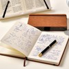 Indeme A5 Notebook - Classic notebook A5 with Faux Leather