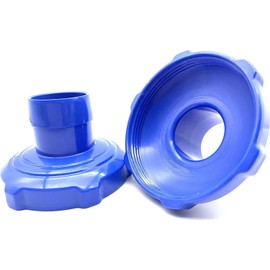 11238 2-Pack Skimmer Hose B Adapter for In-tex Above Ground Pools - Universal Fit with Wall-Mounted Surface Skimmer Models 28000E, 28335EH, 28337EH, 28341WA & More Working with 25016 Pool Hose