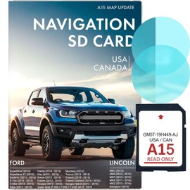 2025 Final Version Navigation sd Card Fits Ford/Lincoln GPS Card Updated A15 USA Canada Map-GM5T-19H449-AJ-Work with Sync 2 Navigation System