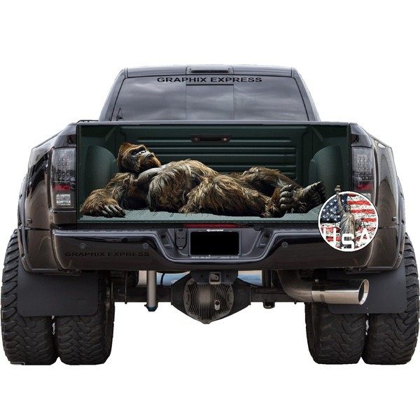 GRAPHIX EXPRESS Truck Tailgate Wrap for Pickup Trucks Tailgate Decal
