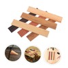 TEHAUX 6 pcs Textured Wooden Panels for DIY Crafts Durable