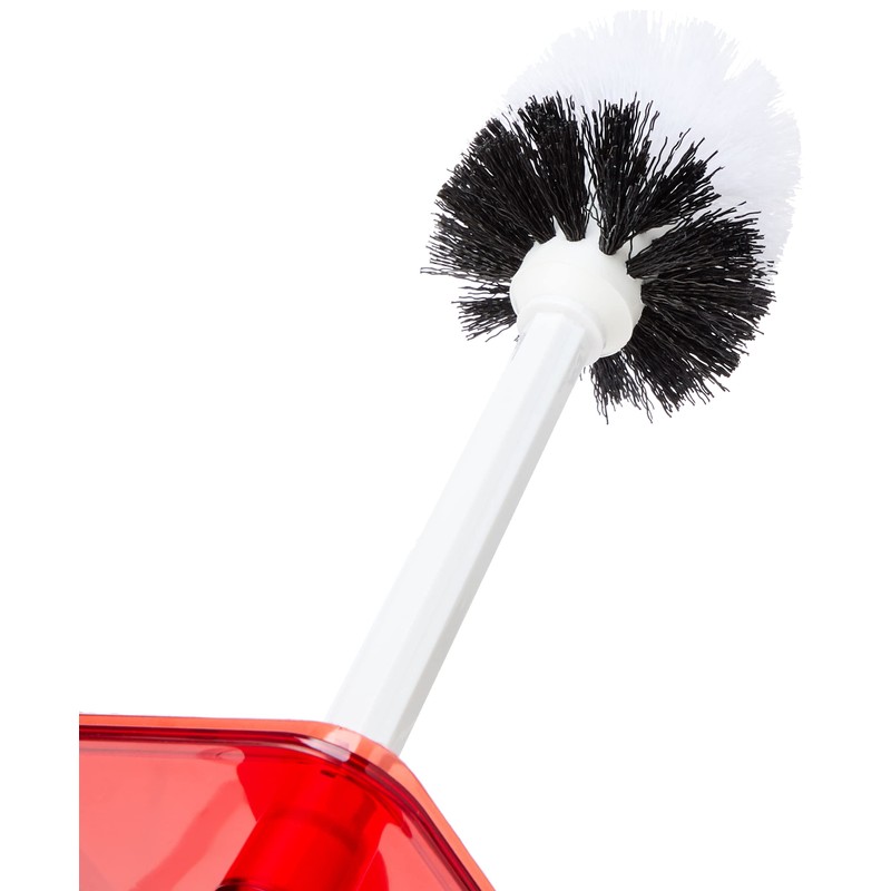 Kleine Wolke 5061459856 Easy WC-Bürstenhalter, mohnrot