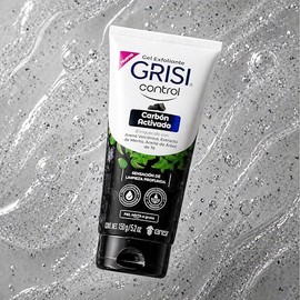 Grisi - Control, Gel Exfoliante Carbón Activado, Piel Mixta a Grasa, 150 g
