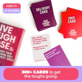 WHAT DO YOU MEME? Live Laugh Lose - The Party Game Where You Compete to Make Corny Jokes Funny