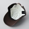 ReqHatter Genuine Leather Leather Low Cap Hat 6 Panel Cap