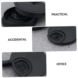 LABRIMP 4pcs Zinc Alloy Cable Organizer Box Durable Wire Storage Desk Cable Hole Cover for Tidy Cord Management Practical and Space Saving Design