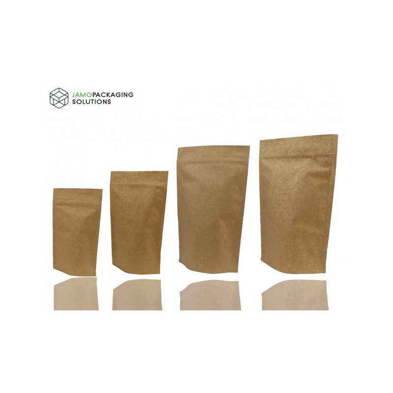 Jamo Solutions Extra Thick Kraft Paper Aluminium Stand Up Pouch